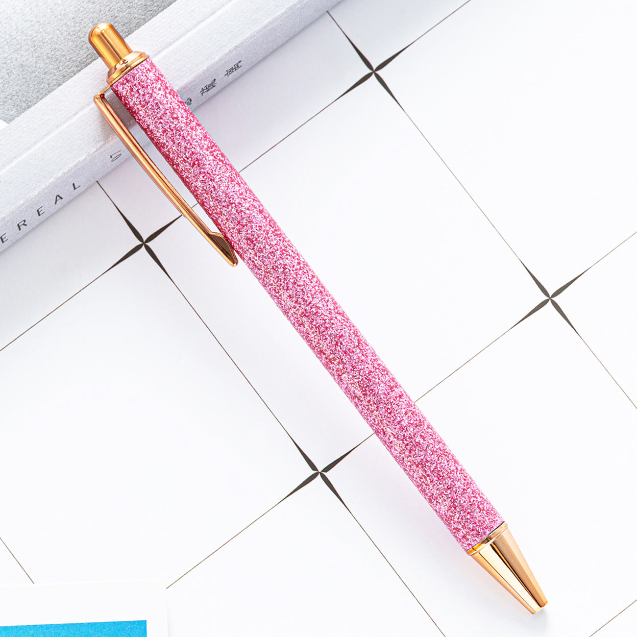 Whoelsale Pens Gold Powder Metal Pen Fashion Office Tools Teacher Gift